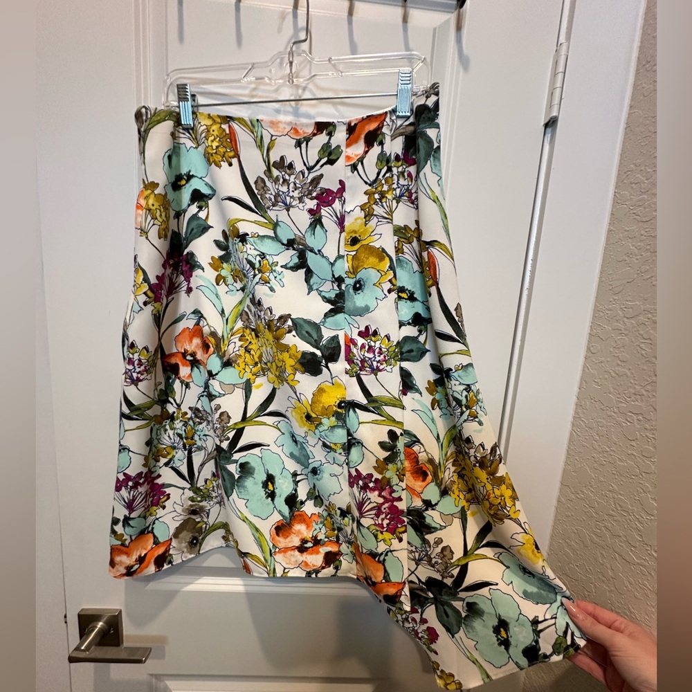 The Limited asymmetrical floral skirt. Size 14.